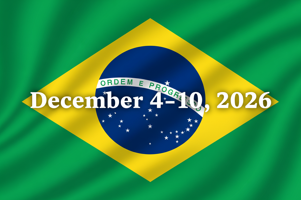 Brazil Event Dates - Large Centered