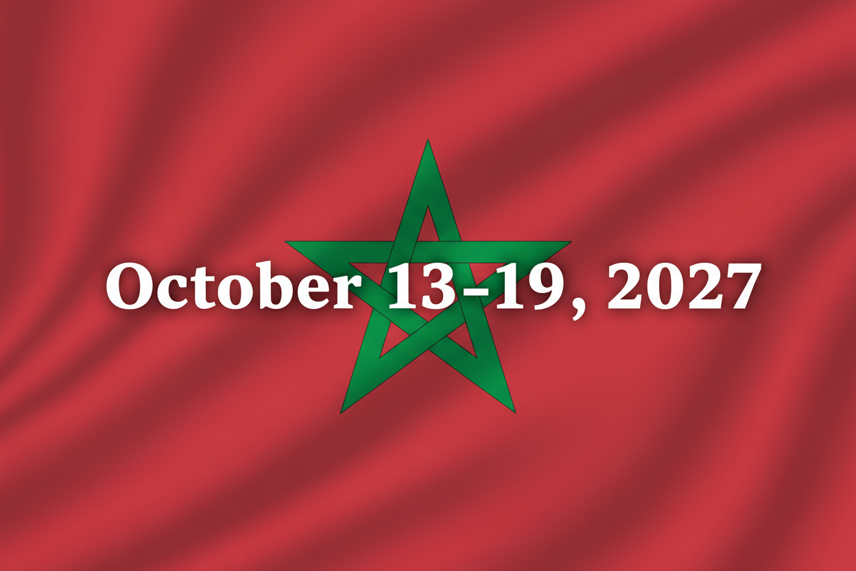 Morocco Trip - October 13-19, 2027