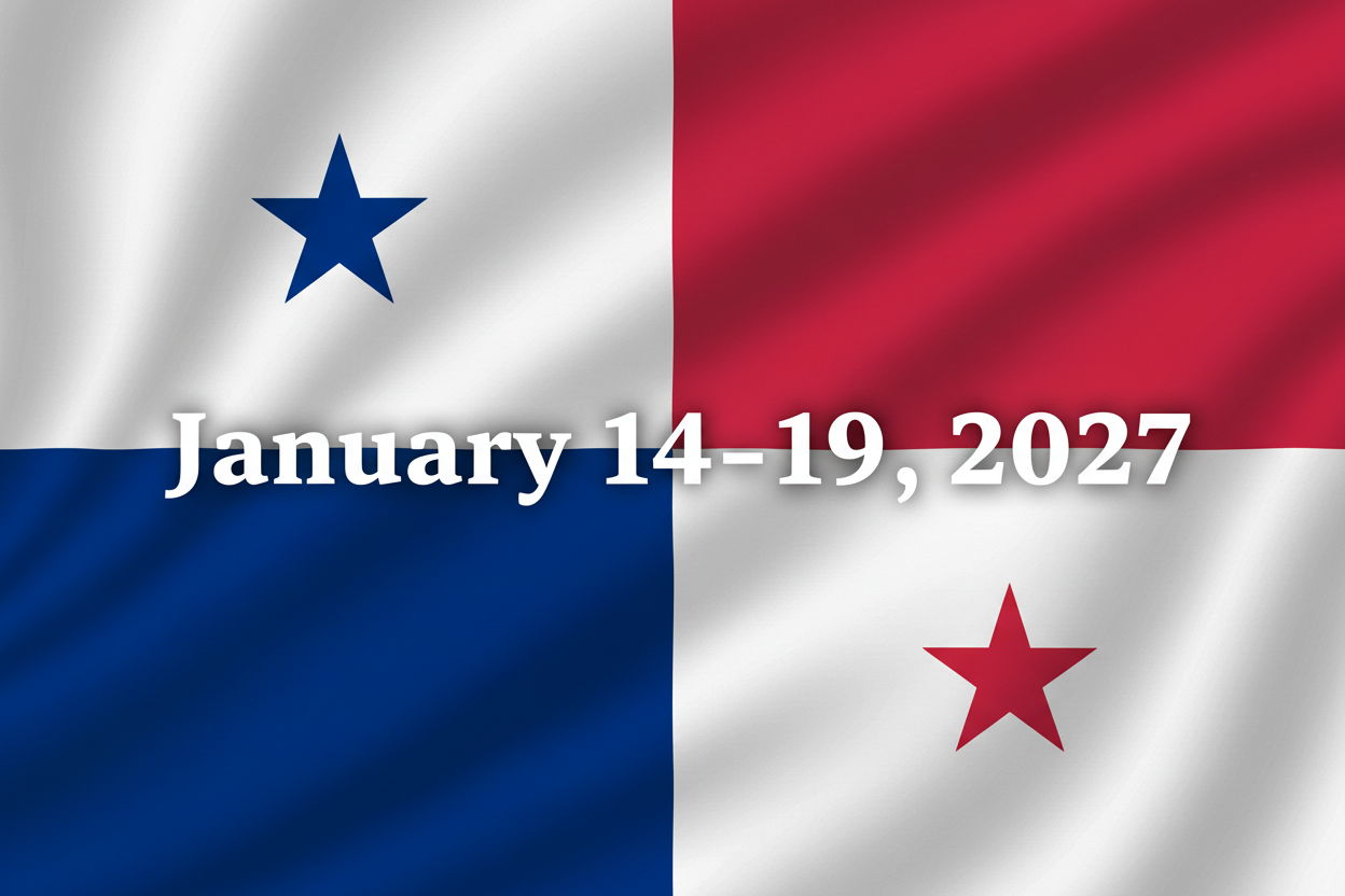 Panama Flag - January 14-19, 2027