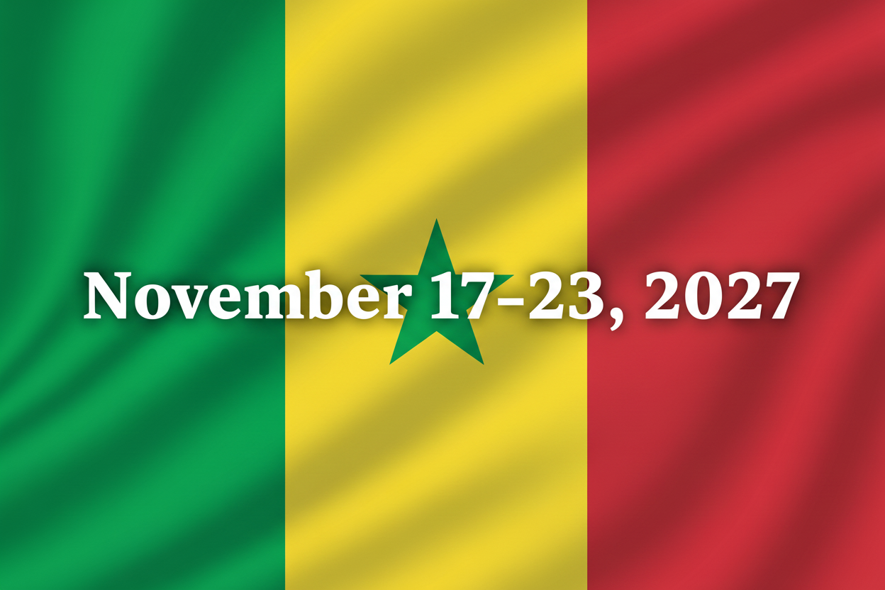 Senegal Flag - November 17-23, 2027
